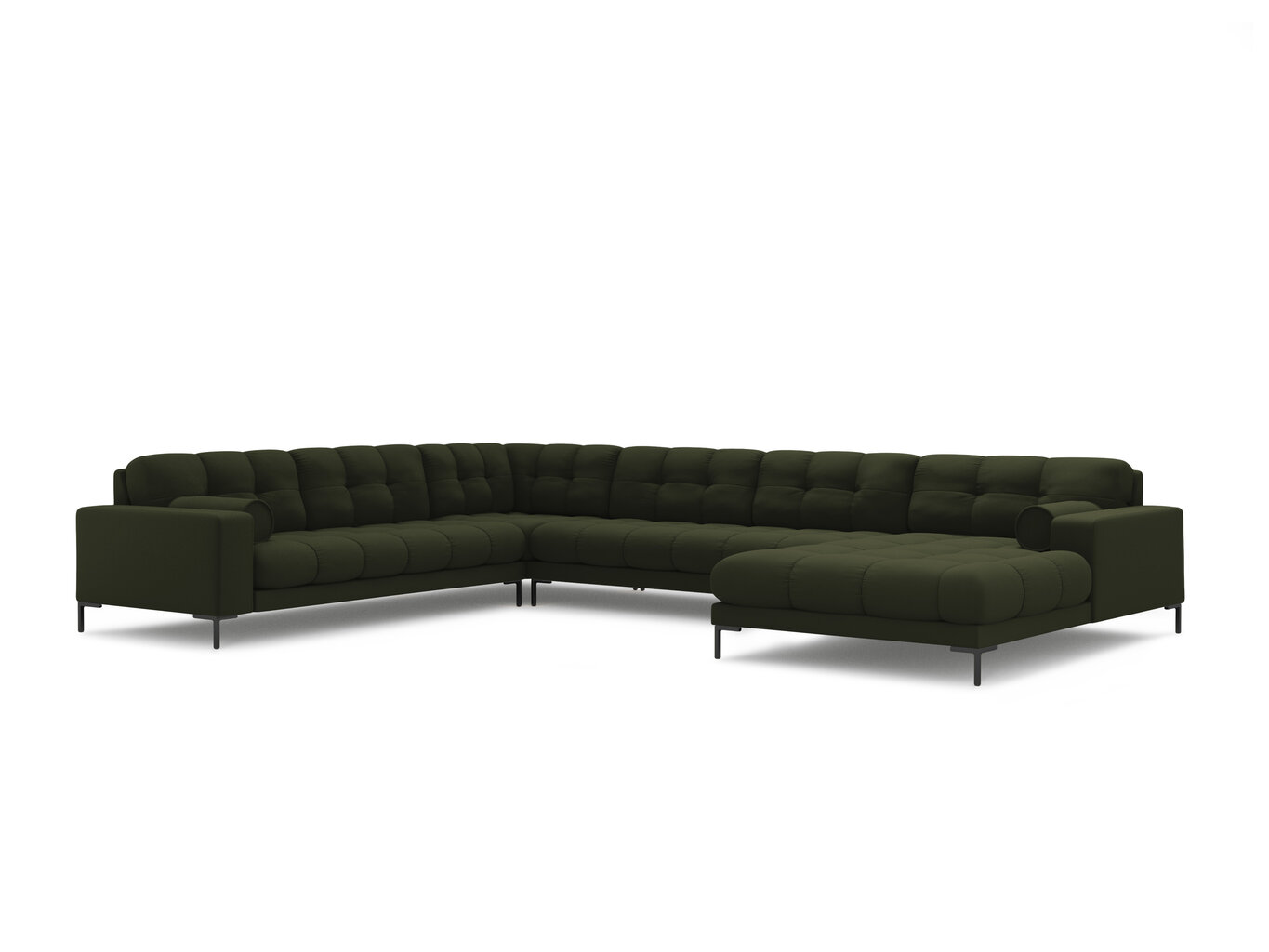 Kampinė sofa Cosmopolitan Design Bali, žalia kaina ir informacija | Minkšti kampai | pigu.lt