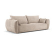 Sofa Cosmopolitan Design Matera, smėlio spalvos kaina ir informacija | Sofos | pigu.lt