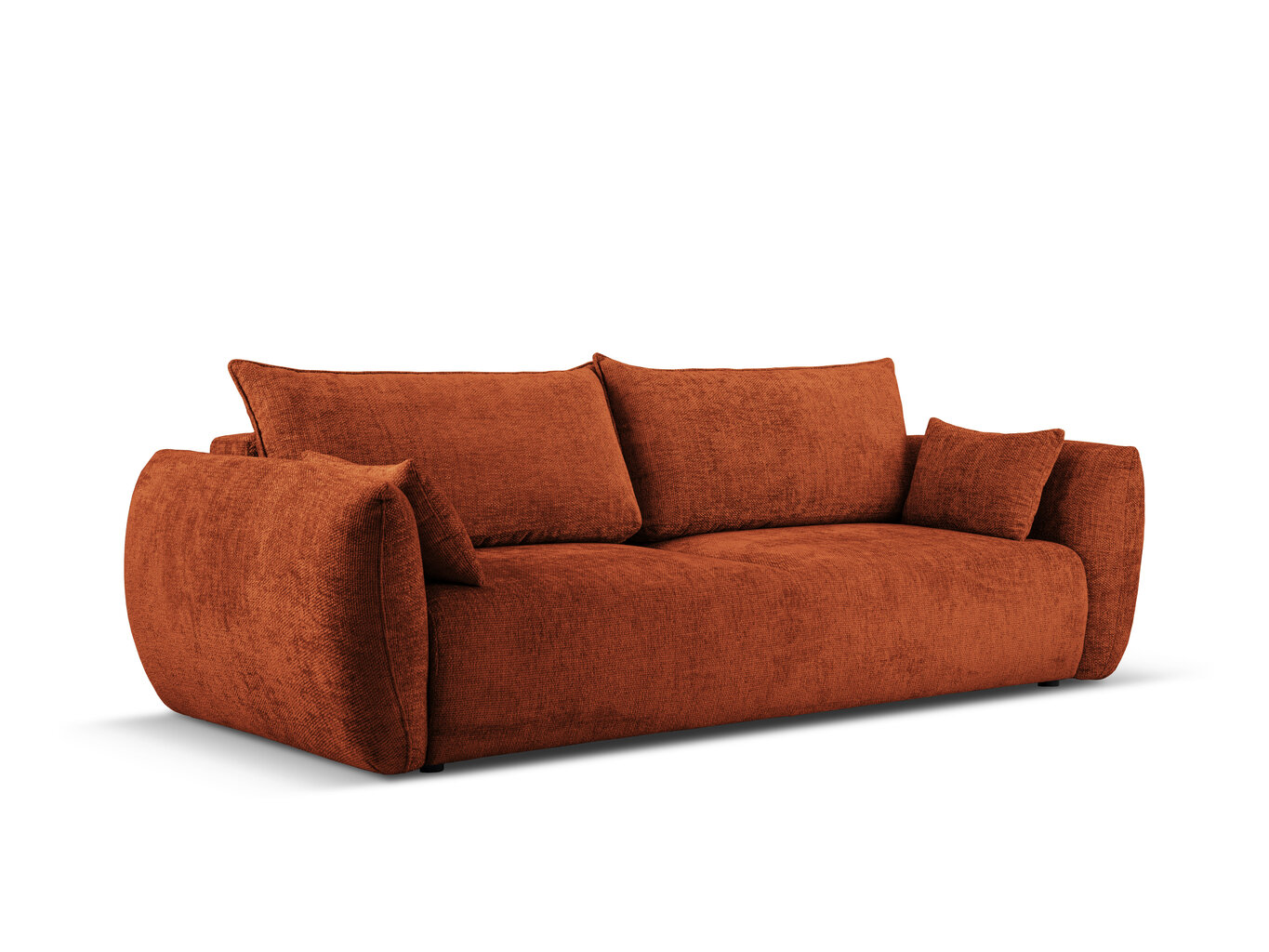 Sofa Cosmopolitan Design Matera, oranžinė kaina ir informacija | Sofos | pigu.lt