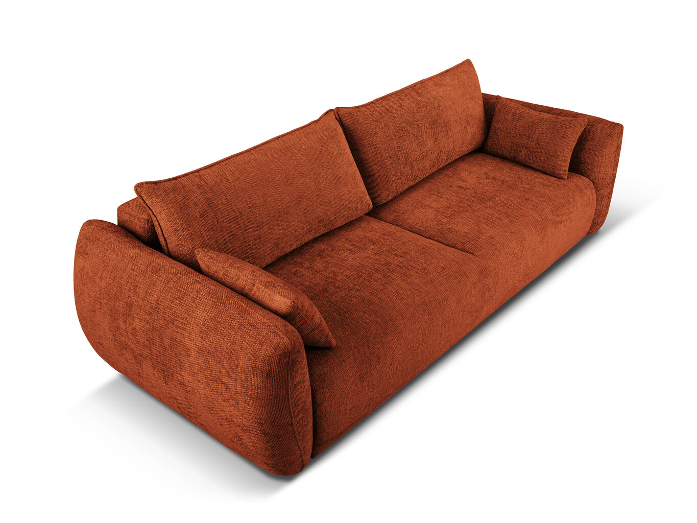 Sofa Cosmopolitan Design Matera, oranžinė цена и информация | Sofos | pigu.lt