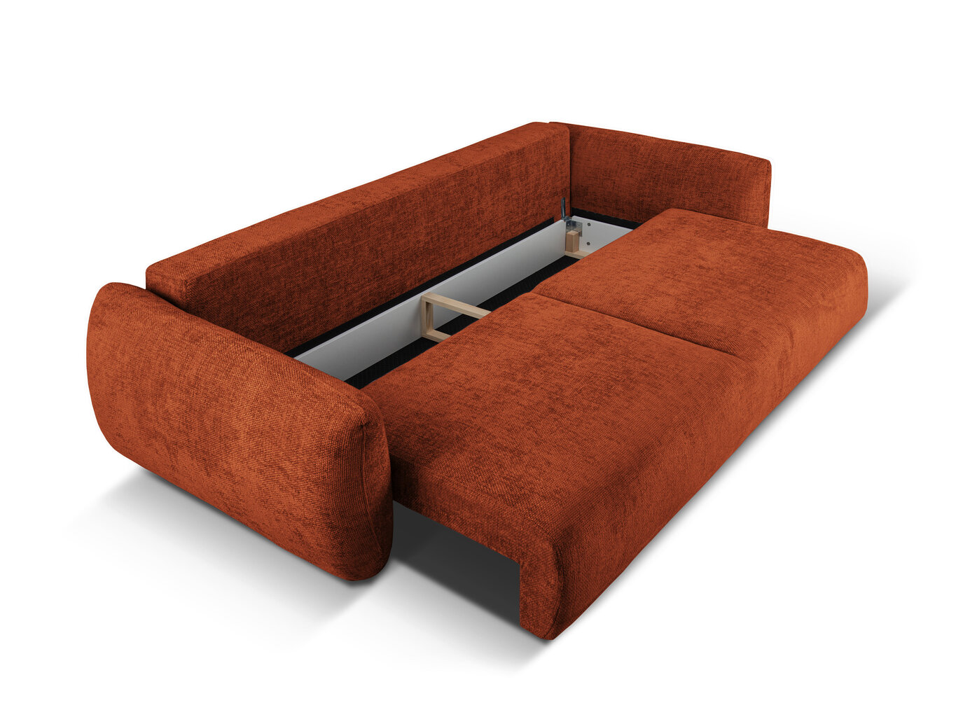 Sofa Cosmopolitan Design Matera, oranžinė kaina ir informacija | Sofos | pigu.lt