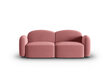 Sofa Interieurs 86 Laurent, rožinė kaina ir informacija | Sofos | pigu.lt