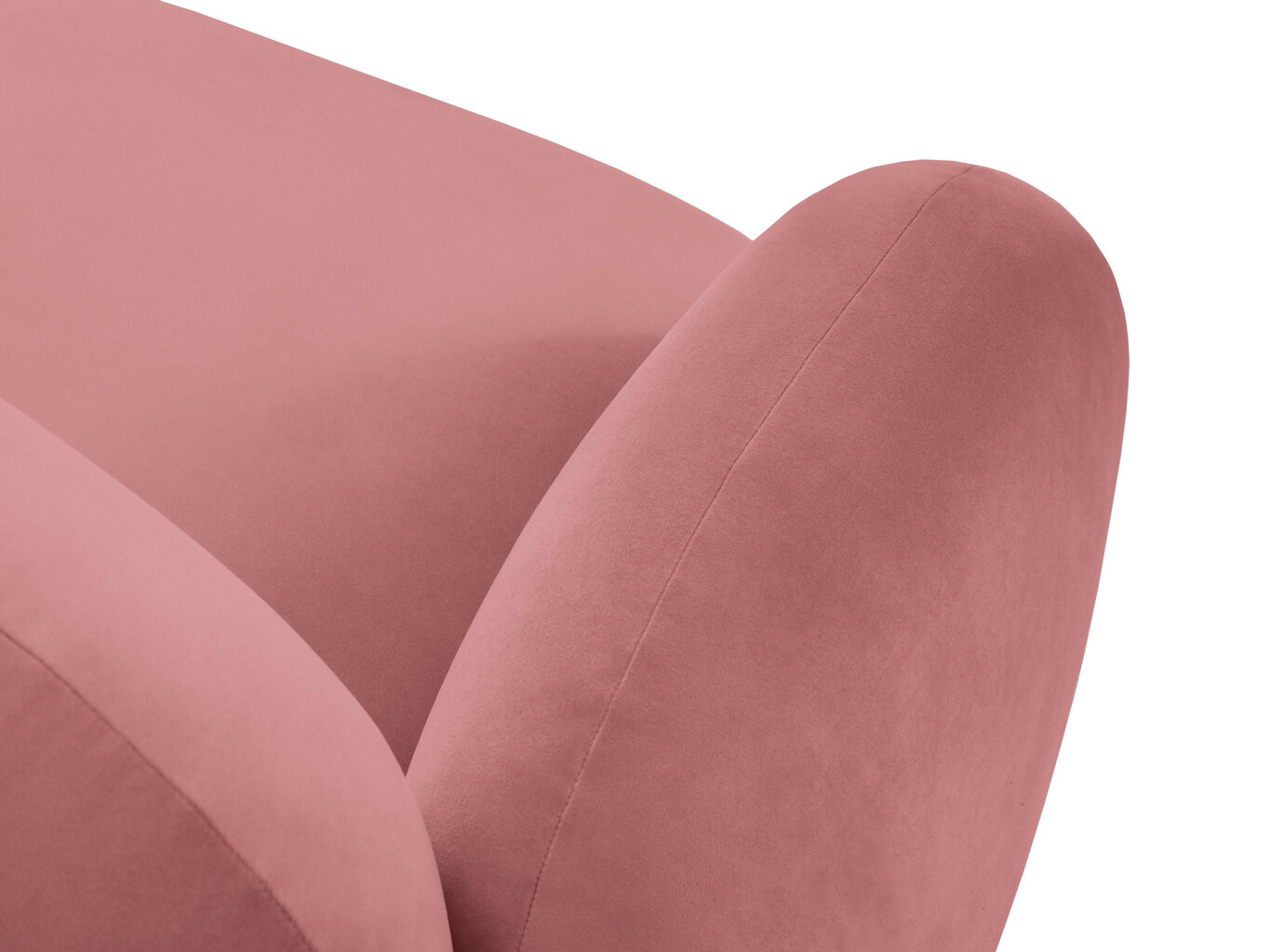 Minkštas kampas Interieurs 86 Laurent, rožinis kaina ir informacija | Minkšti kampai | pigu.lt