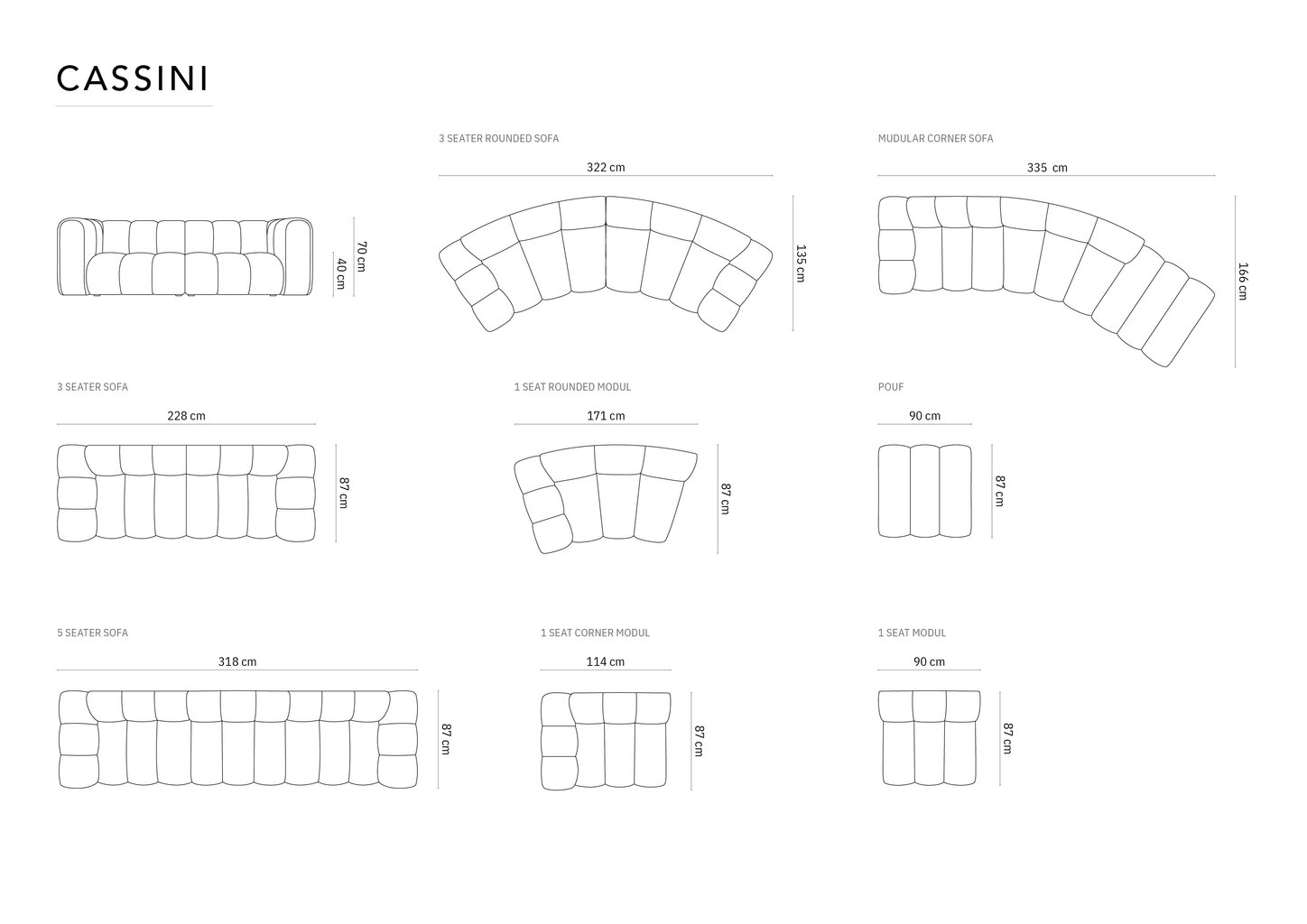 Sofa Windsor & Co Cassini, smėlio spalvos цена и информация | Sofos | pigu.lt