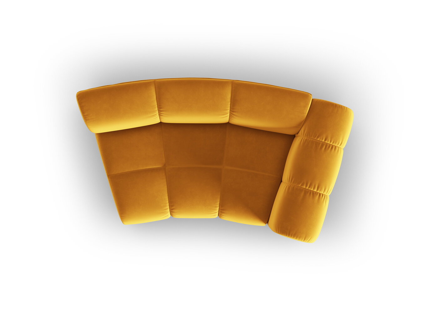 Fotelis Windsor & Co Cassini, geltonas цена и информация | Svetainės foteliai | pigu.lt