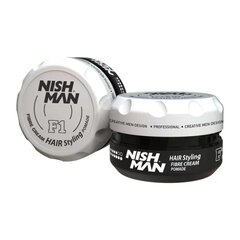 Plaukų formavimo pomada Nishman Hair Styling Fibre Cream Pomade F1 vyrams, 100 ml цена и информация | Средства для укладки волос | pigu.lt