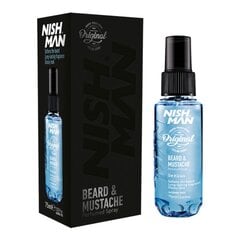 Barzdos ir ūsų kvepalai Nishman Beard & Mustache Parfum Genius vyrams, 75 ml цена и информация | Мужская парфюмированная косметика | pigu.lt