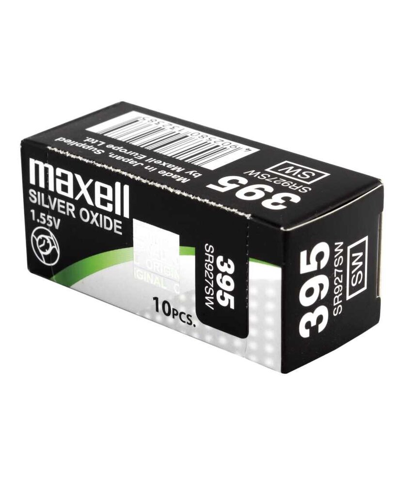 Elementai Maxell 395 / SR927SW 10vnt. kaina ir informacija | Elementai | pigu.lt