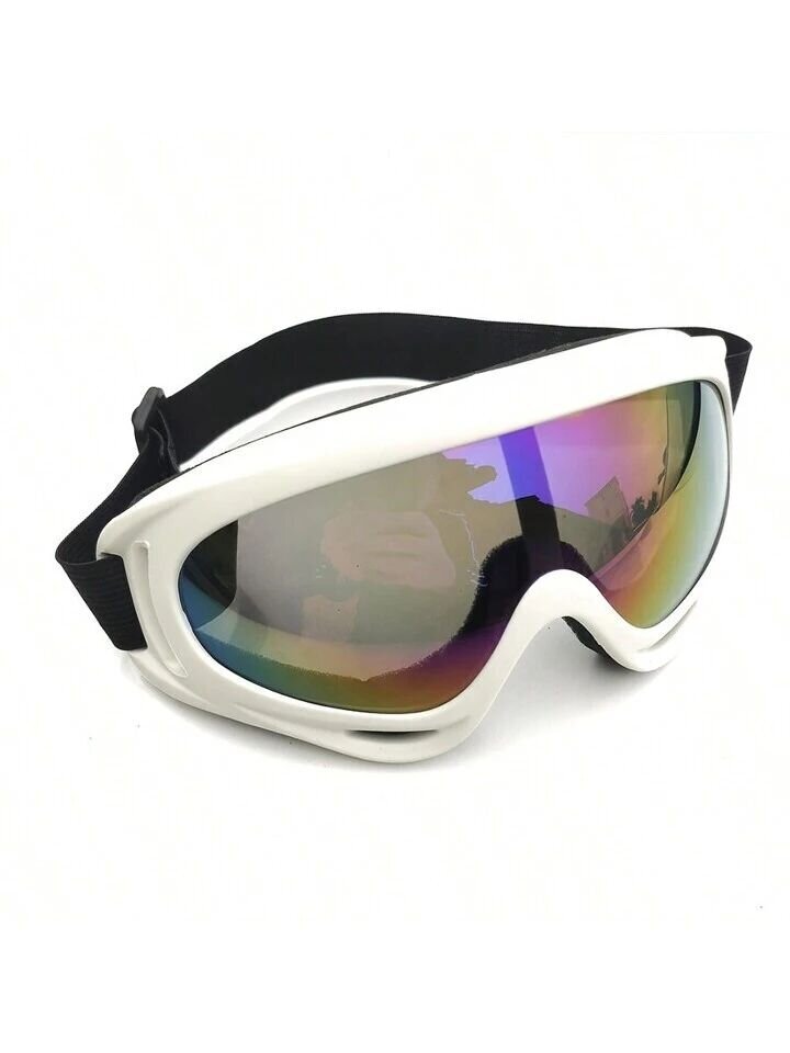 Sportiniai slidinėjimo akiniai Electronics LV-186, balti kaina ir informacija | Slidinėjimo akiniai | pigu.lt
