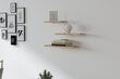 Sieninė lentyna Asir, 30x14x2 cm, smėlio spalvos цена и информация | Lentynos | pigu.lt
