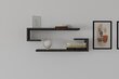 Sieninė lentyna Asir, 60x15x19,6 cm, ruda цена и информация | Lentynos | pigu.lt