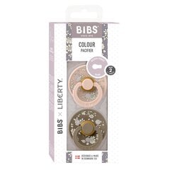 Пустышки BIBS X LIBERTY Color 2 шт., Capel blush Mix, 6-18 мес. цена и информация | Пустышки | pigu.lt