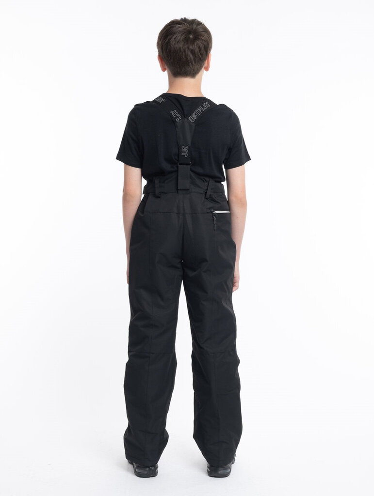 Slidinėjimo kelnės vaikams Jus Play N5007-1, juodos цена и информация | Žiemos drabužiai vaikams | pigu.lt