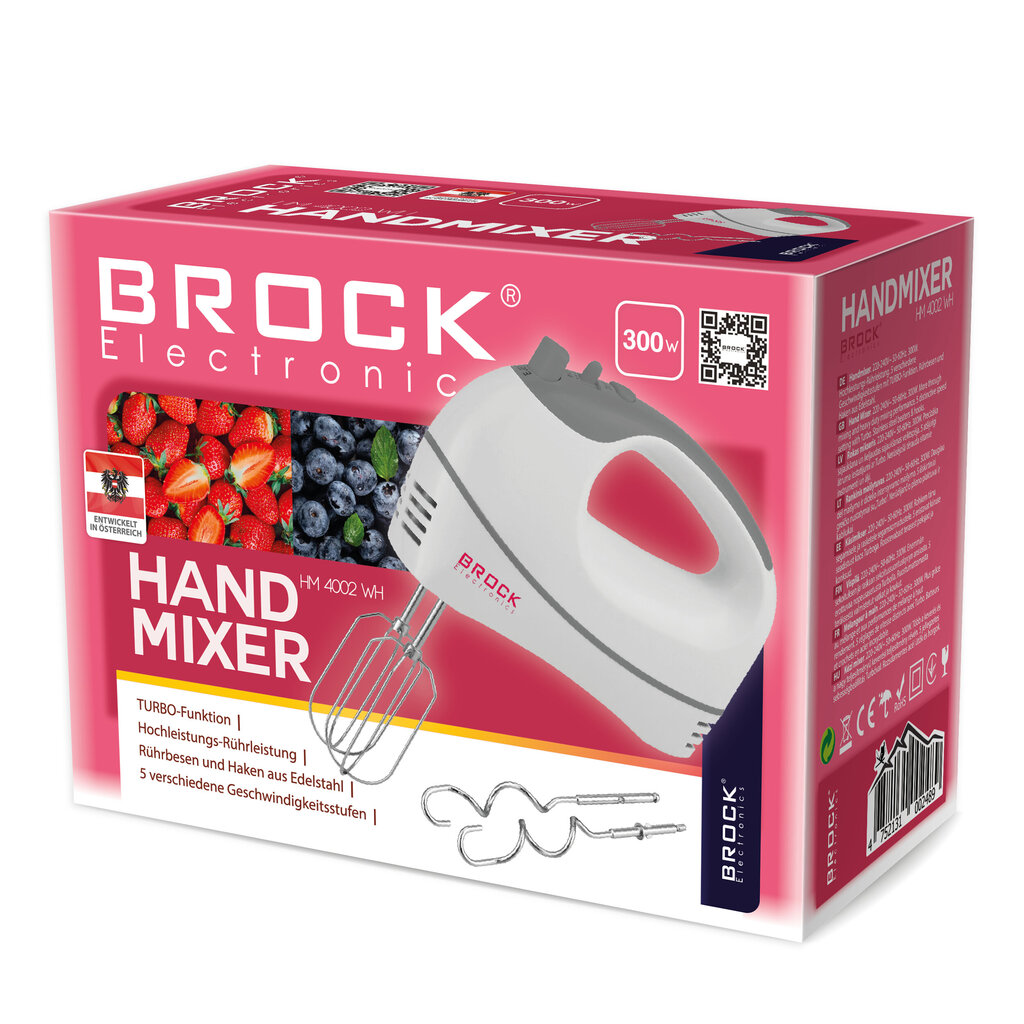 Brock Electronics HM 4002 WH kaina ir informacija | Plakikliai | pigu.lt