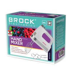 Brock Electronics HM 5003 WH цена и информация | Миксеры | pigu.lt