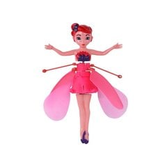 Skraidanti lėlė valdoma ranka Lean Toys, rožinė kaina ir informacija | Žaislai mergaitėms | pigu.lt