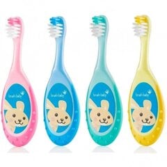 Dantų šepetėlis Brush-Baby Flossbrush nuo 0-3 metų vaikams цена и информация | Зубные щетки, пасты | pigu.lt