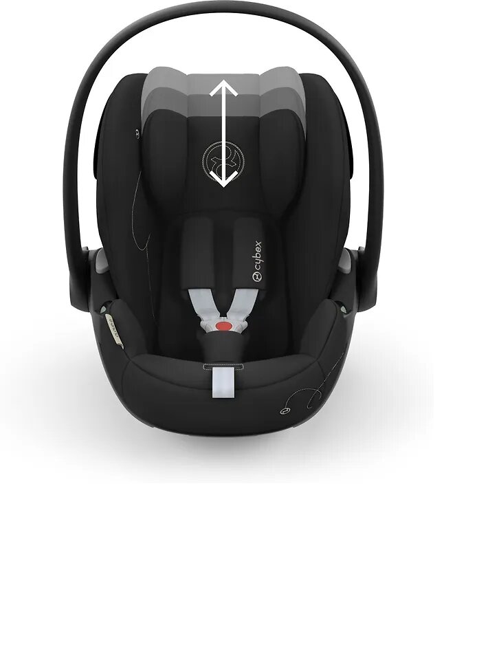 Cybex automobilinė kėdutė Cloud G i-Size, 0-13 kg, Moon Black kaina ir informacija | Autokėdutės | pigu.lt