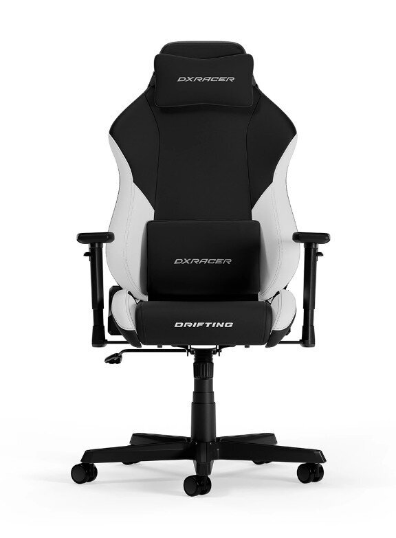 Žaidimų kėdė DXracer Drifting, juoda/balta kaina ir informacija | Biuro kėdės | pigu.lt