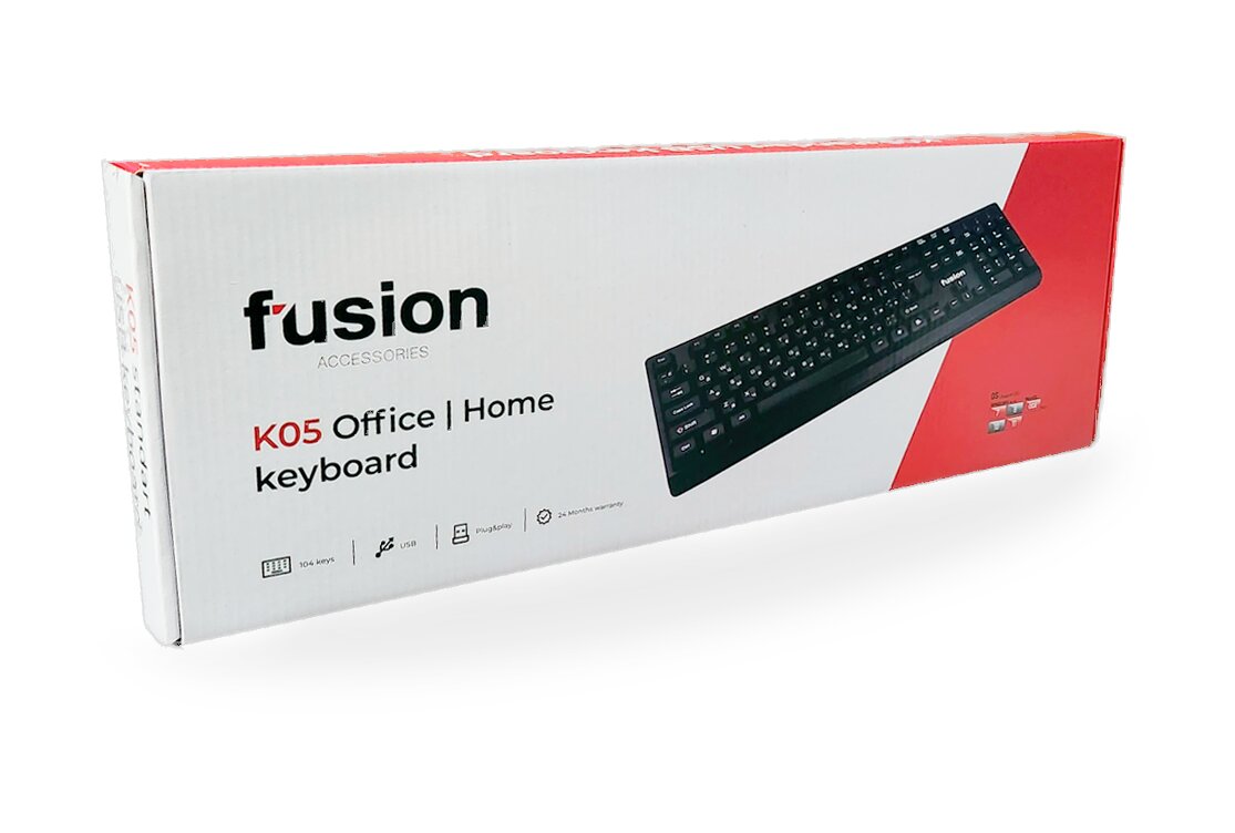 Fusion K05 kaina ir informacija | Klaviatūros | pigu.lt