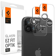 Spigen Glas.tR EZ Fit Optik Pro Camera Cover kaina ir informacija | Apsauginės plėvelės telefonams | pigu.lt
