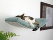 Metalinė sieninė lentyna katėms Cat's Atelier ARC, 75 cm kaina ir informacija | Guoliai, pagalvėlės | pigu.lt