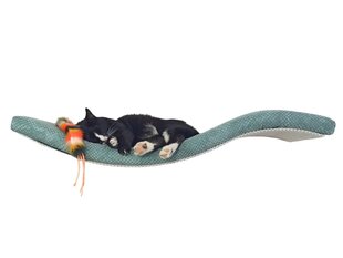 Настенная металлическая полка для кошек Cat's Atelier Wave, 75 см цена и информация | Лежаки, домики | pigu.lt