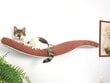 Metalinė sieninė lentyna katėms Cat's Atelier Wave, 95 cm цена и информация | Guoliai, pagalvėlės | pigu.lt