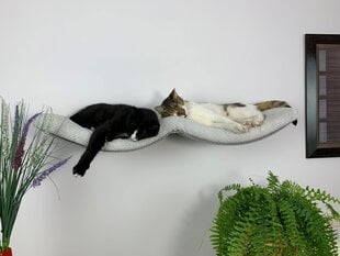 Настенная металлическая полка для кошек Cat's Atelier Double ARC, 100 см цена и информация | Лежаки, домики | pigu.lt