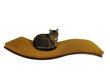 Medinė sieninė lentyna katėms Wave, 95 cm цена и информация | Guoliai, pagalvėlės | pigu.lt