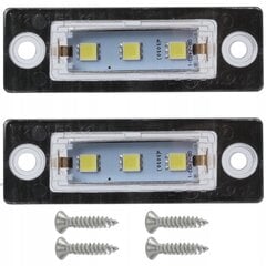 2-jų LED numerių žibintų rinkinys ME Premium цена и информация | Автомобильные лампочки | pigu.lt