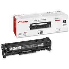 CANON TONER 718 BLACK 3400P цена и информация | Картриджи для лазерных принтеров | pigu.lt