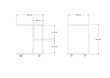 Kavos stalelis Asir, 45x50x35 cm, baltas цена и информация | Kavos staliukai | pigu.lt