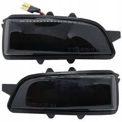 2x Dynamic Led Sequential Signalling Black Rinkinys, Volvo C30 S40 Ii S60 I S80 Ii V40 V50 V70, ME Premium kaina ir informacija | Automobilių žibintai | pigu.lt