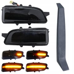 2x Dynamic Led Sequential Signalling Black Rinkinys, Volvo C30 S40 Ii S60 I S80 Ii V40 V50 V70, ME Premium kaina ir informacija | Automobilių žibintai | pigu.lt