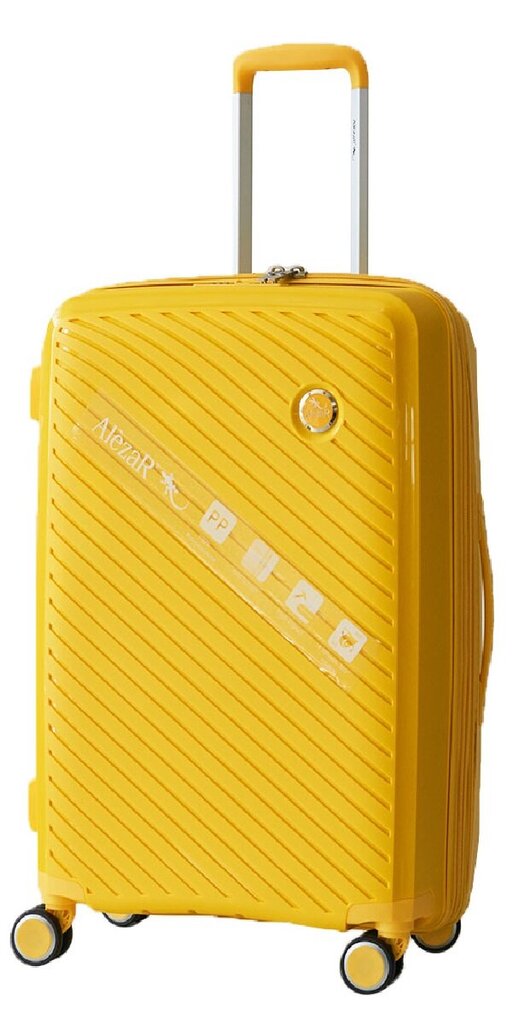 Kelioninių lagaminų rinkinys Alezar lux Fantasy, geltonos spalvos, 3 vnt. kaina ir informacija | Lagaminai, kelioniniai krepšiai | pigu.lt