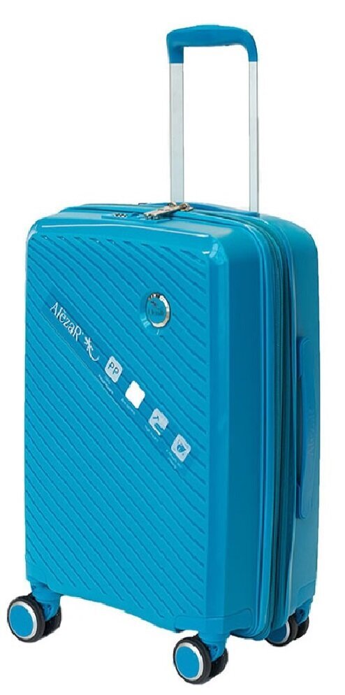 Kelioninių lagaminų rinkinys Alezar lux Fantasy, mėlynos spalvos, 3 vnt. цена и информация | Lagaminai, kelioniniai krepšiai | pigu.lt