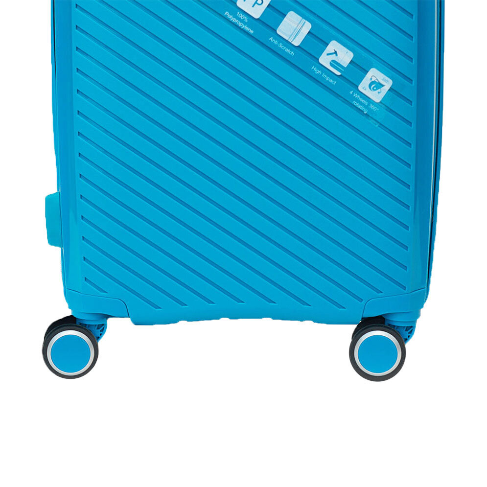 Kelioninių lagaminų rinkinys Alezar lux Fantasy, mėlynos spalvos, 3 vnt. цена и информация | Lagaminai, kelioniniai krepšiai | pigu.lt