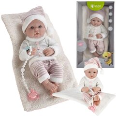Lėlė kūdikis su pagalvėle, 35 cm kaina ir informacija | Žaislai mergaitėms | pigu.lt