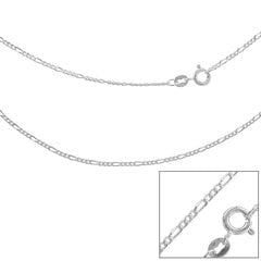 Цепочка из серебра 925 пробы с классическим дизайном, код ah8fi16l55, 45 см, AH8FI16L5545 CM цена и информация | Украшения на шею | pigu.lt