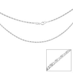 Цепочка из серебра 925 пробы с классическим дизайном, код ah8sn14l55, 50 см, AH8SN14L5550 CM цена и информация | Украшения на шею | pigu.lt