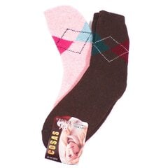 Vilnonės kojinės moterims Cosas 7779-1012, įvairių spalvų, 4 poros kaina ir informacija | Moteriškos kojinės | pigu.lt