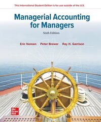 Managerial Accounting for Managers ISE 6th edition цена и информация | Книги по экономике | pigu.lt