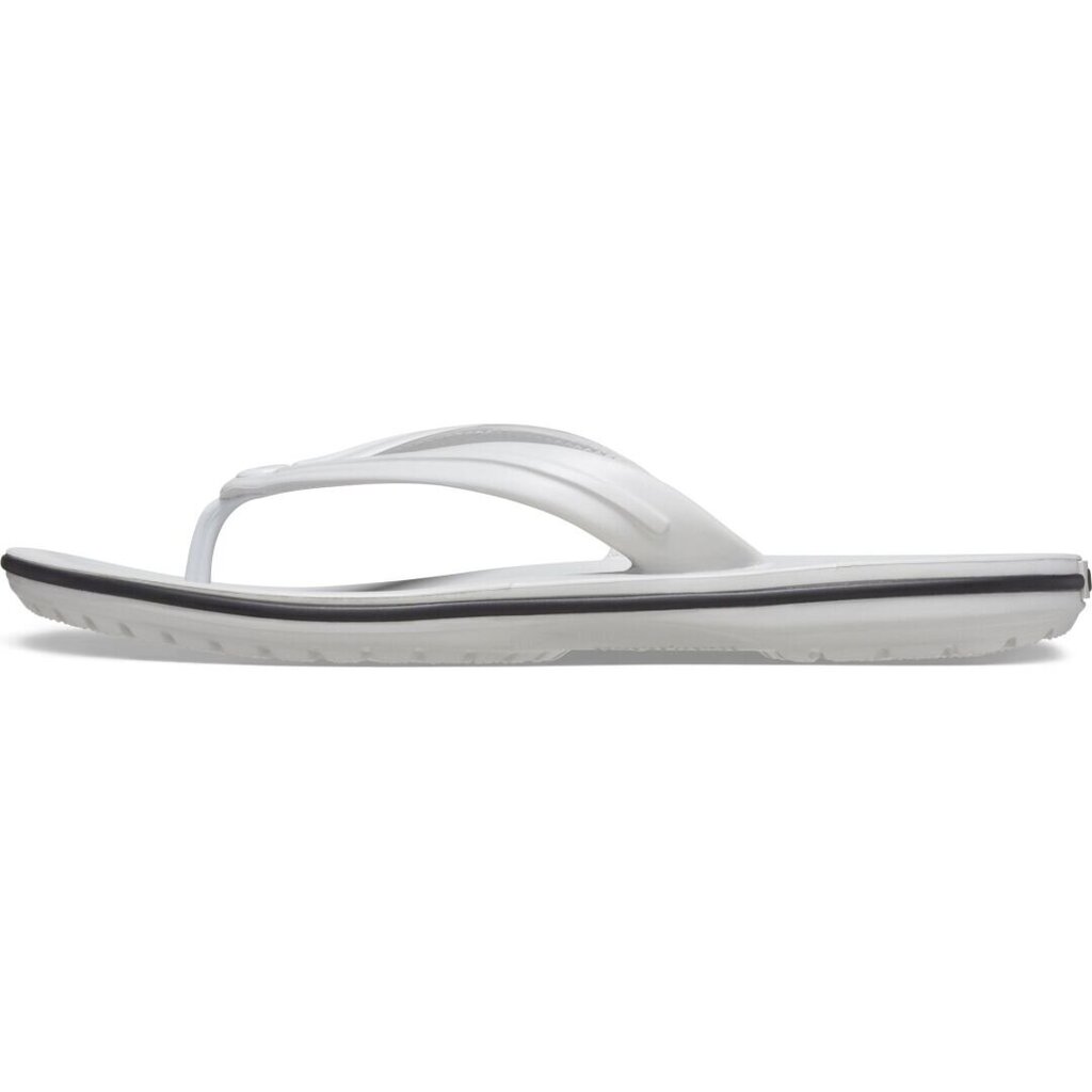 Crocs šlepetės moterims Crocband Flip 281454, baltos kaina ir informacija | Šlepetės moterims | pigu.lt