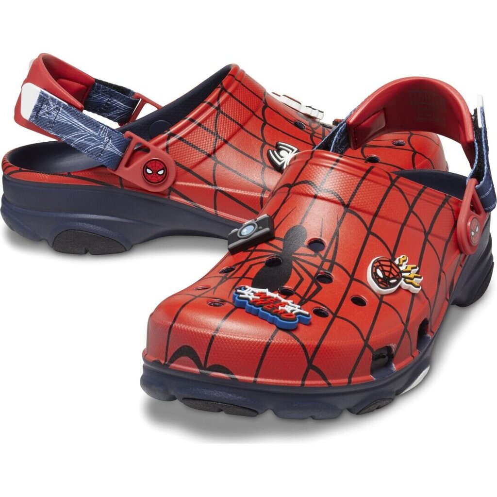 Crocs klumpės vaikams Spider Man 281642, mėlynos kaina ir informacija | Guminės klumpės vaikams | pigu.lt