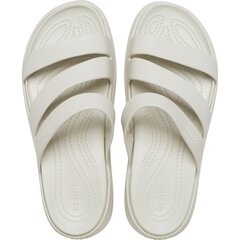 Crocs šlepetės moterims Getaway Strappy 282491, baltos цена и информация | Женские тапочки | pigu.lt