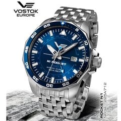 Laikrodis vyrams Vostok Europe N1 Rocket GMT NH34-225A712BR цена и информация | Мужские часы | pigu.lt