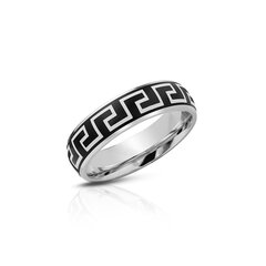 Серебряное (925) кольцо с классическим дизайном, код ah5ss0837, EU-67 (~21,25 мм) AH5SS0837EU-67 цена и информация | Кольца | pigu.lt