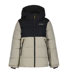 Детская куртка Icepeak Louin 300 г 50035-4*230 6438549482539, светло-серая/черная цена и информация | Куртки для мальчиков | pigu.lt