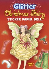 Glitter Christmas Fairy Sticker Paper Doll kaina ir informacija | Knygos mažiesiems | pigu.lt